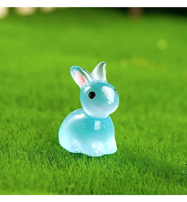 miniature glow rabbit assorted